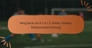 Wing Backs im 4-1-2-1-2: Breite, Flanken, Defensivunterstützung